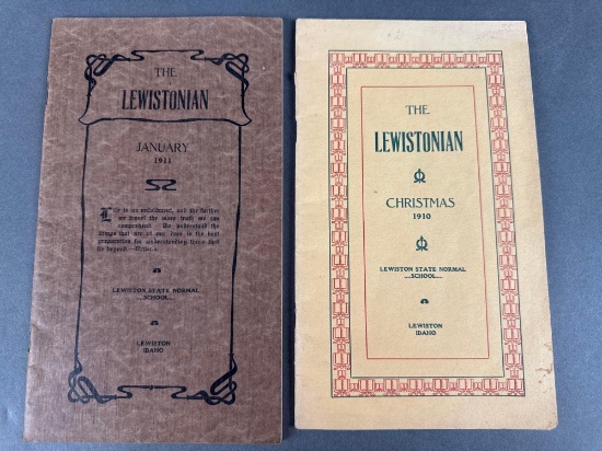 2 Lewistonian from Lewis Clark Normal school, 1910 and 1911