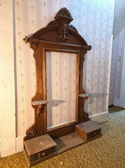 Renaissance revival dresser mirror 1870s