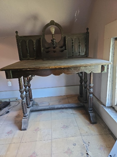 Bank lobby table