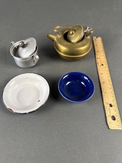 4 pcs mini dishes