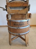 Wooden wizard washing machine and wringer