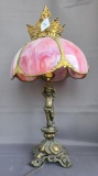 Curved panel electric lamp