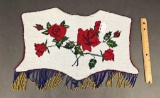 Beaded front cape