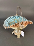 Bridal basket on silver stand