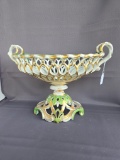 Victorian pierced/reticulated center bowl for table