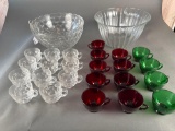 2 punch bowl sets