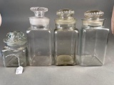 Very Early Apothecary Jars 4 total