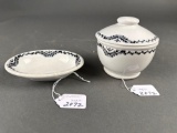 2 piece Mayer stoneware with native design