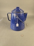 Blue porcelian coffee pot