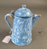 Small blue mottled granite coffee