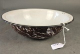 Brown mottled wash basin