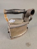 Charcoal iron with original trivet