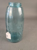 1858 green canning jar