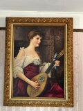 Original oil in gilded frame Signed DRI NKAL 94