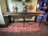 1940s Davenport table, mahogany