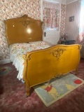 5 pc maple art nouveau vict bedroom set