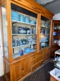Huge oak store display case pre 1900