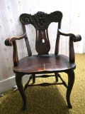Mahogany North Wind arm chair