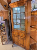 Circa 1820 corner cupboard