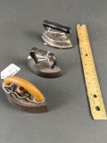 3 children's sad irons