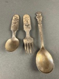 Early Disney fork and spoon (Rachel Wapsheli)