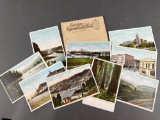 Clarkston souvenir post cardbook with 9 colored post cards