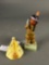 Native woman with baby figurine 1930s and Idaho tipi souvenir