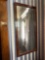 Wood framed beveled mirror