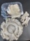 Collection of hand crocheted doilies 1920s-40s
