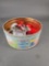 Marshmallow tin full of vintage cookie cutters