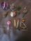 (12) glass ornaments