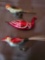 (3) Victorian bird ornaments