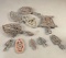 (10) Cast iron trivets. Doll size to adult trivets
