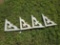(4) Corner decorative panels for porch