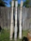 (3) half porch pillars