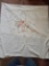 (2) pieces of linen, (1) crochet