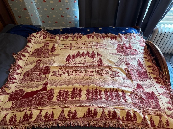 Talmaks centennial throw, new in plastic