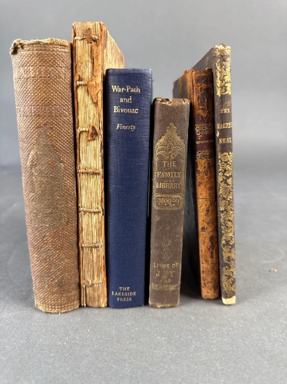 6 early books earliest 1783, 1811