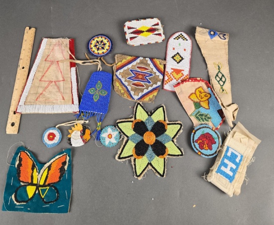 Assortment of older beadwork
