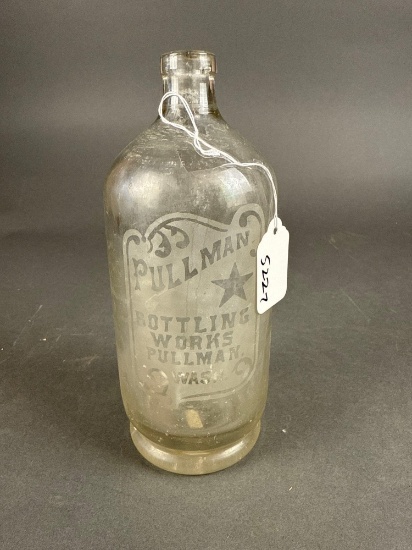 Large bottle from Pullman Bottling works
