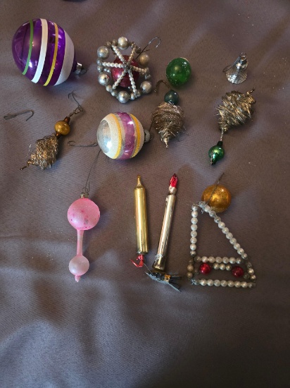 (12) glass ornaments