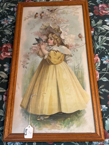 (4) Season prints. Old prints in new frames