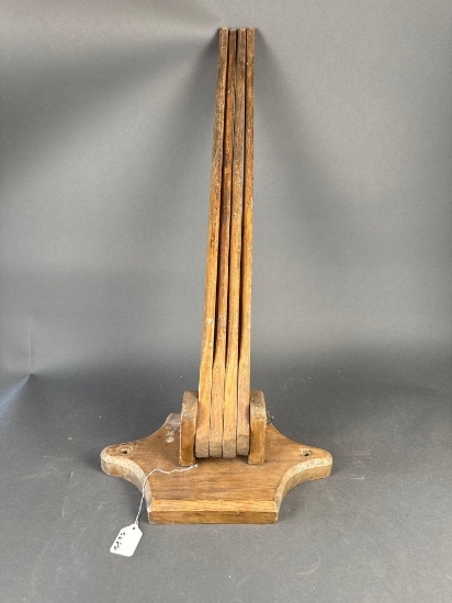 Handmade primitive clothes drying rack