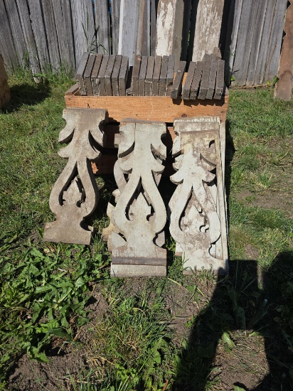 1880s Cut out porch slates for an early Main Street Lewiston home
