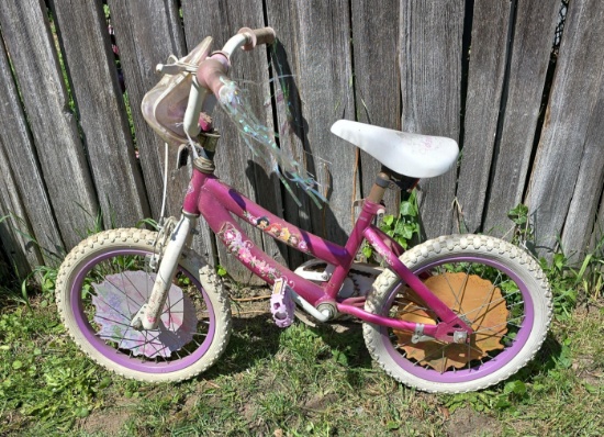 Children's princess bike