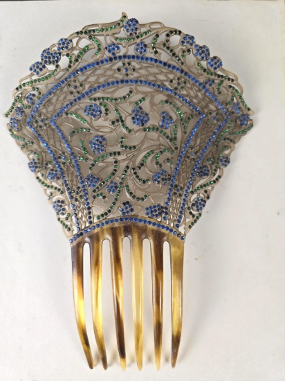 Art Deco, Tortoise shell/Celluliod haircomb