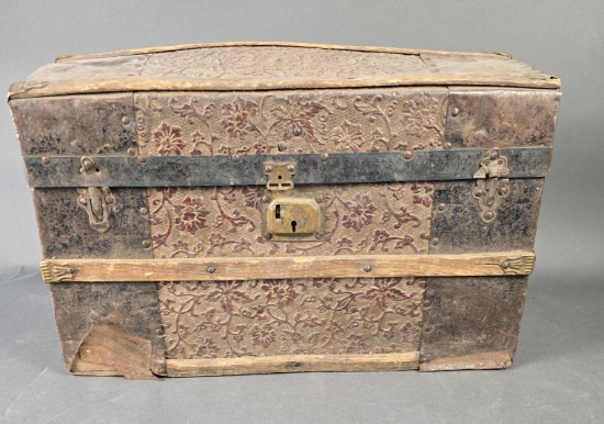 Child's dome trunk, 1860s
