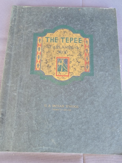 1930 Chemawa Indian school annual, THE TEPEE