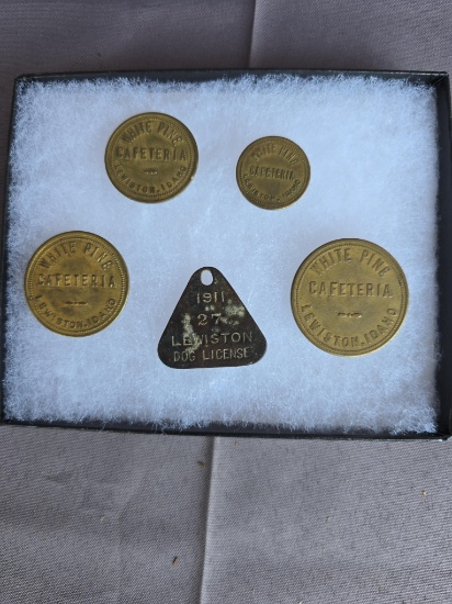 1911 Lewiston dog tag