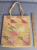 Corn husk hand bag